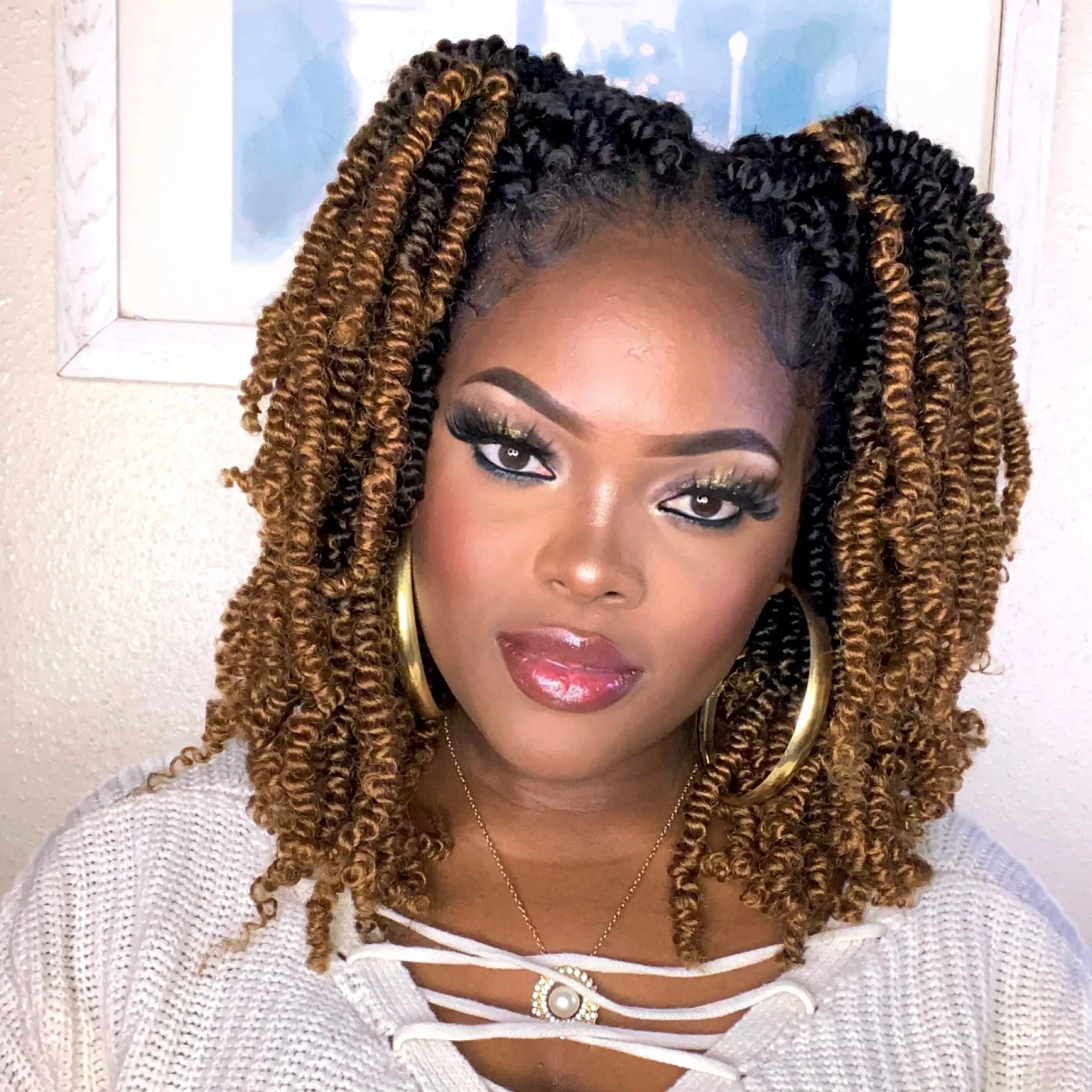 Toyotress Bob Spring Twist Crochet Synthetic Braiding Hair Extensions